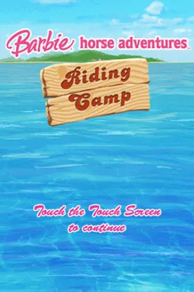 Barbie Horse Adventures - Riding Camp (USA) (En,Fr) screen shot title